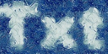 Procedural Magic Ice Text Effect