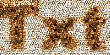 Procedural Mosaic Text Effect