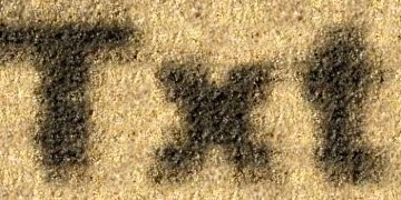Procedural Sand 3 Text Effect