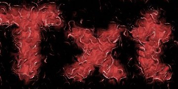 Procedural Vein Text Effect