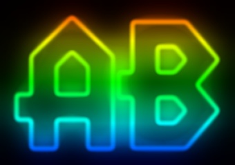 Rainbow Neon Text Effect 1